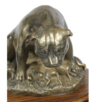 Staffordshire Bull Terrier figurka na drewnie Art-Dog